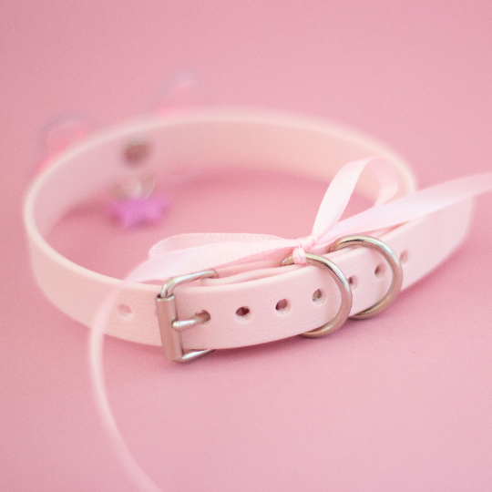 Matching Sequin Bow Collar & Leash Set